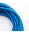 Câble textile 5m 2x0,75 mm² - 230V, Bleu clair