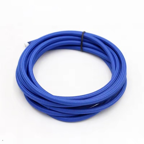 5m textilsladd 2x0,75 mm² - 230V, blå