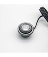 Spot de meuble encastrable 1W Ø2,9cm SPOT29 RA90 - 12V DC, Perçage : Ø2 cm, Dimensions : Ø2,9 cm, Acier brossé