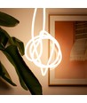 5m Neon Flex Tube - 230V, warm wit, D16 Neon complete set, interieur