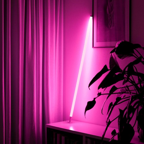 120cm Neon Tube LED, Rosa - Designerrör, inkl. sladd