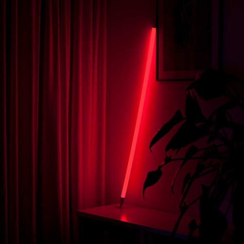 120cm Neon Tube LED Rød - Designer rør, inkl. ledning
