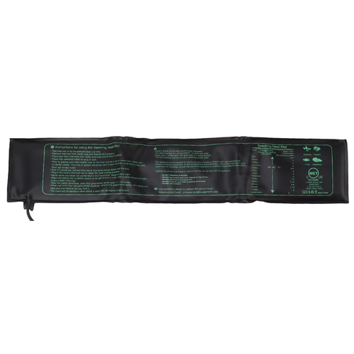 Tapis chauffant pour rebord de fenêtre - 8W, pour la germination des graines, 10 x 52,5 cm, câble de 1,8 mètre