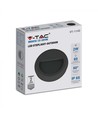V-Tac 2W LED trapverlichting - Zwart, opbouw, IP65 buiten, 230V