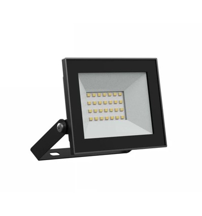 20W lyskaster - IP65, sort, arbeidslampe