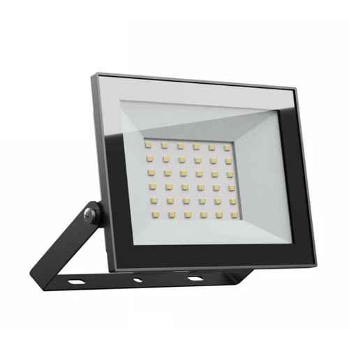 30W breedstraler - IP65, zwart