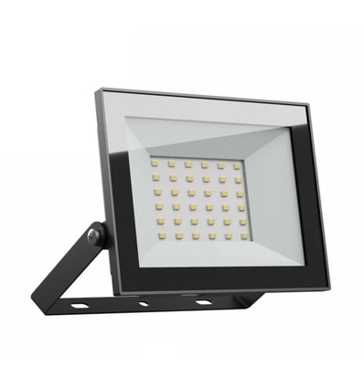 30W lyskaster - IP65, sort