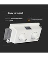 Spot encastrable double en plâtre - Carré, blanc, pour 2x GU10/GU5.3, max 35W, IP20