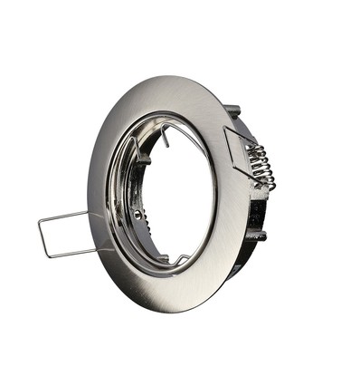 Downlight sans source lumineuse - Trou : Ø7,4 cm, Dimensions : Ø8,2 cm, compatible GU10 et MR16