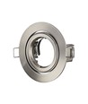 Spot encastrable GU10 rond - Nickel satiné, aluminium, perçage Ø85 mm, IP20 intérieur