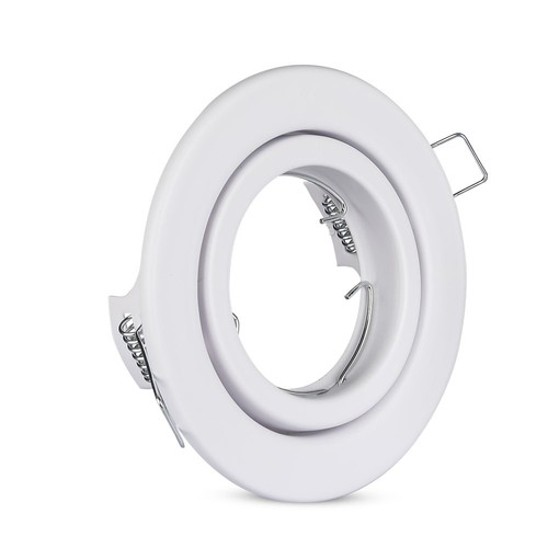 MR16 of GU10 Downlight-set - Zonder lichtbron, wit, Zaagmaat: Ø7,4 cm, Afmetingen: Ø9,9 cm