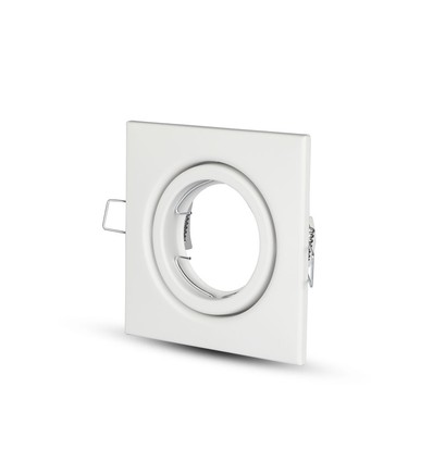 GU10/MR16 Vierkante downlight - Zonder lichtbron, IP20, Zaagmaat: 7,4x7,4 cm, Afmetingen: 9,9x9,9 cm