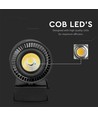 45W LED skinnespot, RA95 - 25 grader, sort, COB LED