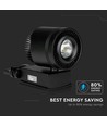 Spot sur rail LED 45W, RA95 - 25 degrés, noir, COB LED