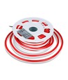 10m 8W/m Néon Flex LED Rouge - 24V, IP65, 9x16,5mm