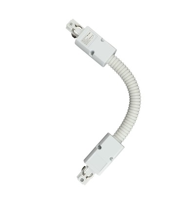 Connecteur flexible pour rail triphasé - Blanc, IP20