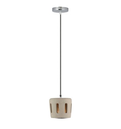 Suspension Ø18cm en béton - Douille E27, max 60W, câble 1m, IP20 intérieur