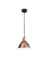 E27 pendelophæng i kobber, Ø30cm - 1m ledning, IP20, max 60W, uden lyskilde