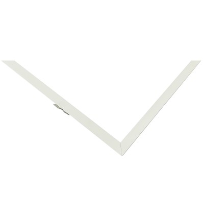 Inbouwframe voor 120x60 LED-paneel - Nieuw model, past op Troldtekt zonder aanpassing, witte rand