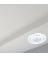 Détecteur de mouvement PIR avec tête orientable - 360 degrés, max 400W LED, IP20, blanc