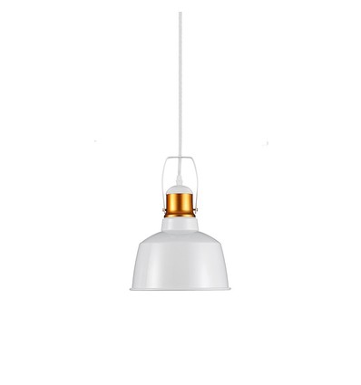 Suspension abat-jour en aluminium - blanc, E27