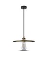 Roségoud metalen pendellamp - Ø30cm, E27 fitting, excl. lichtbron, modern design