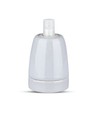 Douille en porcelaine E27 - Lampe, Gris