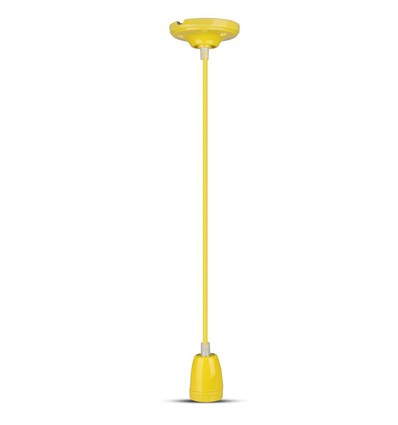 Lampe en porcelaine E27 - jaune