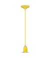 Lampe en porcelaine E27 - jaune