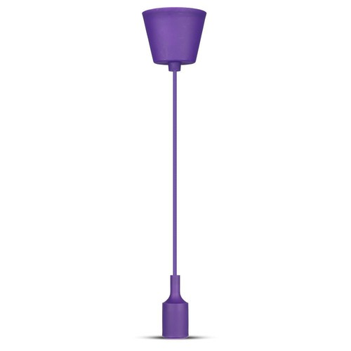 Douille Suspension E27 en Silicone - Violet