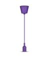 Douille Suspension E27 en Silicone - Violet