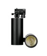 Spot sur rail triphasé 30W, RA95 - Noir, 6400K, 24 degrés, 5 ans de garantie