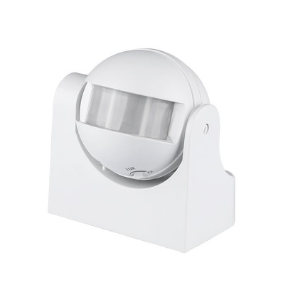 Détecteur de mouvement avec commande manuelle - Blanc, IP44, jusqu'à 300W LED