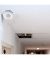 Loftsensor med manuel overstyring - Max 300W, hvid, PIR infrarød, IP20 indendørs