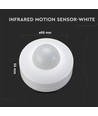 Détecteur de plafond avec commande manuelle - Max 300W, blanc, PIR infrarouge, IP20 intérieur