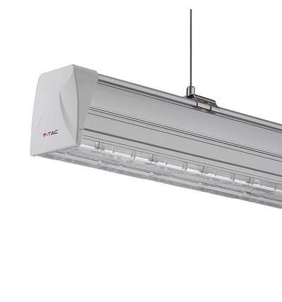 170cm 50W dæmpbar LED linear trunking - 160lm/W, dobbelt asymmetrisk, 4000K, nedhængt montering