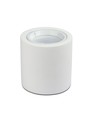 Anneau de plafond GU10 en plâtre - Rond, blanc, Ø7cm, sans source lumineuse