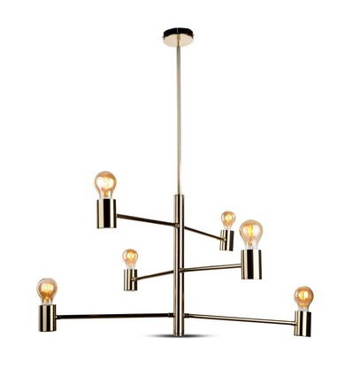 Lustre moderne E27 - Mobile Ø400, 6 ampoules