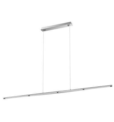 36W LED designer hanglamp in chroom - 182cm, 2700lm, 4000K, IP20