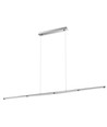 36W LED designer pendellampe i krom - 182cm, 2700lm, 4000K, IP20