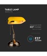 Lampe de table Banker E27 - Bakélite, Jaune