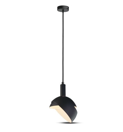 Suspension E14 avec abat-jour ajustable - Noir, Ø18cm, câble 1m, max 60W, hors source lumineuse