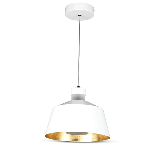 Suspension LED 7W blanche - Ø25cm, acrylique, 3000K, source lumineuse incl.