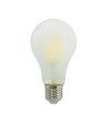 E27 6W A60 Frost Cross Filament LED pære - 2700K, 660lm, matt glass