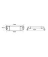 LEDlife rWave LED controller - Push-dim, 12V (180W), 24V (360W), aflastning i begge ender