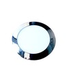 24W Ø30cm LED indbygningspanel - Krom, 2000lm, Hul: Ø28,5 cm, Mål: Ø30 cm, inkl. driver