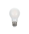 E27 7W A60 LED lampa - Matt glas, filament, 840lm, varmvit