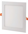 18W 22 x 22 cm LED inbouwpanel - Zaagmaat: 20,1 x 20,1 cm, Afmetingen: 22 x 22 cm