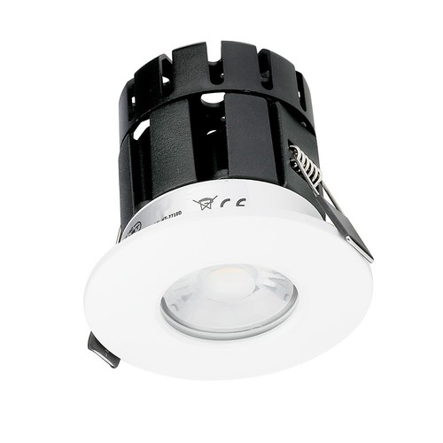 Spot LED encastrable fire-rated 10W Bluetooth - CCT, dimmable, IP65, blanc, Smart Home, garantie 5 ans
