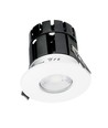 10W Bluetooth fire-rated LED downlight - CCT, dimbar, IP65, vit, Smart Home, 5 års garanti